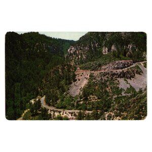 US Highway 89 Oak Creek Canyon Vintage Postcard Fronske Photography 41640 Travel